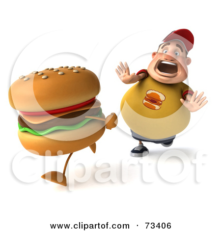 100817 Royalty Free Rf Clipart Illustration Of A 3d Chef Man Facing