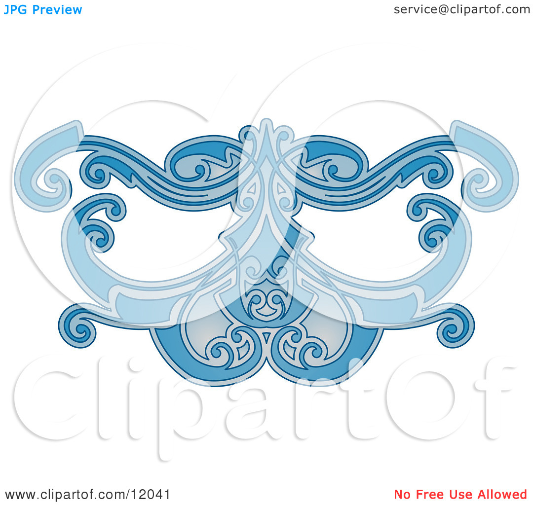 Blue Eye Mask Pattern Clipart Picture By Geo Images  12041