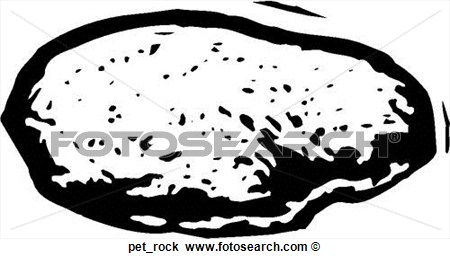 Clipart Of Pet Rock Pet Rock   Search Clip Art Illustration Murals