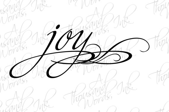 Digital Clipart   Winter  Holiday  Joy    Png Word Art Overlay File