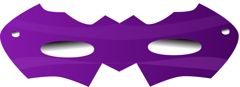 Eye Mask By Netalloy   A Purple Eye Mask For Halloween Or A Super Hero