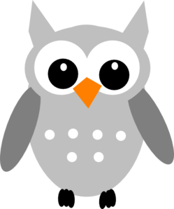 Grey Owl Clip Art At Clker Com   Vector Clip Art Online Royalty Free