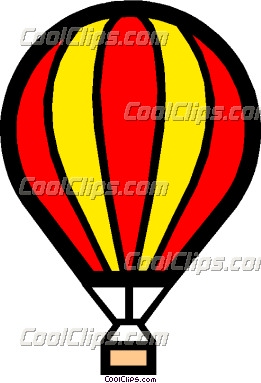 Hot Air Balloon Vector Clip Art