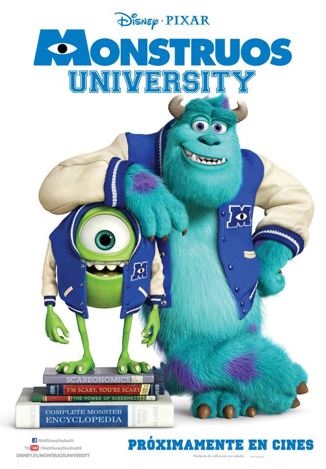 Novedades Disney  Nuevo Poster En Espa Ol De Monstruos University