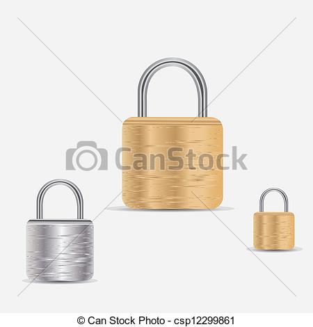 Pad Lock    Csp12299861   Search Clipart Illustration Drawings And