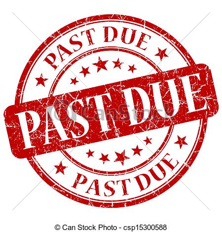 Past Due Red Stamp   Csp15300588