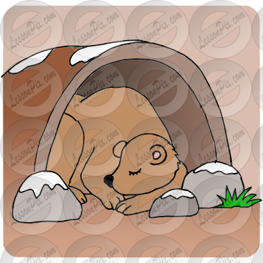 Picture For Classroom   Therapy Use   Great Hibernate Clipart