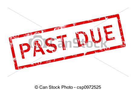 Stock Images Of Past Due   A Grunge Rubber Stamp Of The Words Past Due