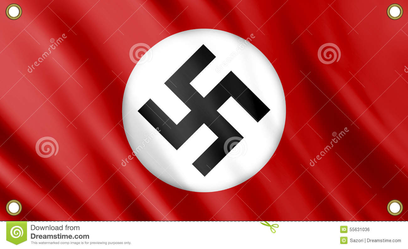 Swastika Flag Background And Illustration Image