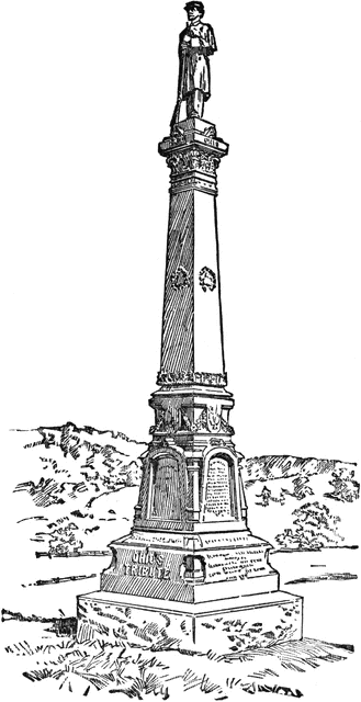 The Soldiers  Monument At Gettysburg   Clipart Etc