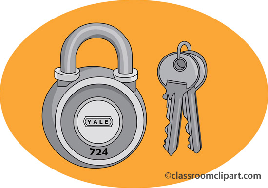 Tools   Pad Lock 1 712   Classroom Clipart