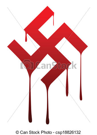 Vectors Of Melting Swastika   The Nazi Swastika Melting Away Set