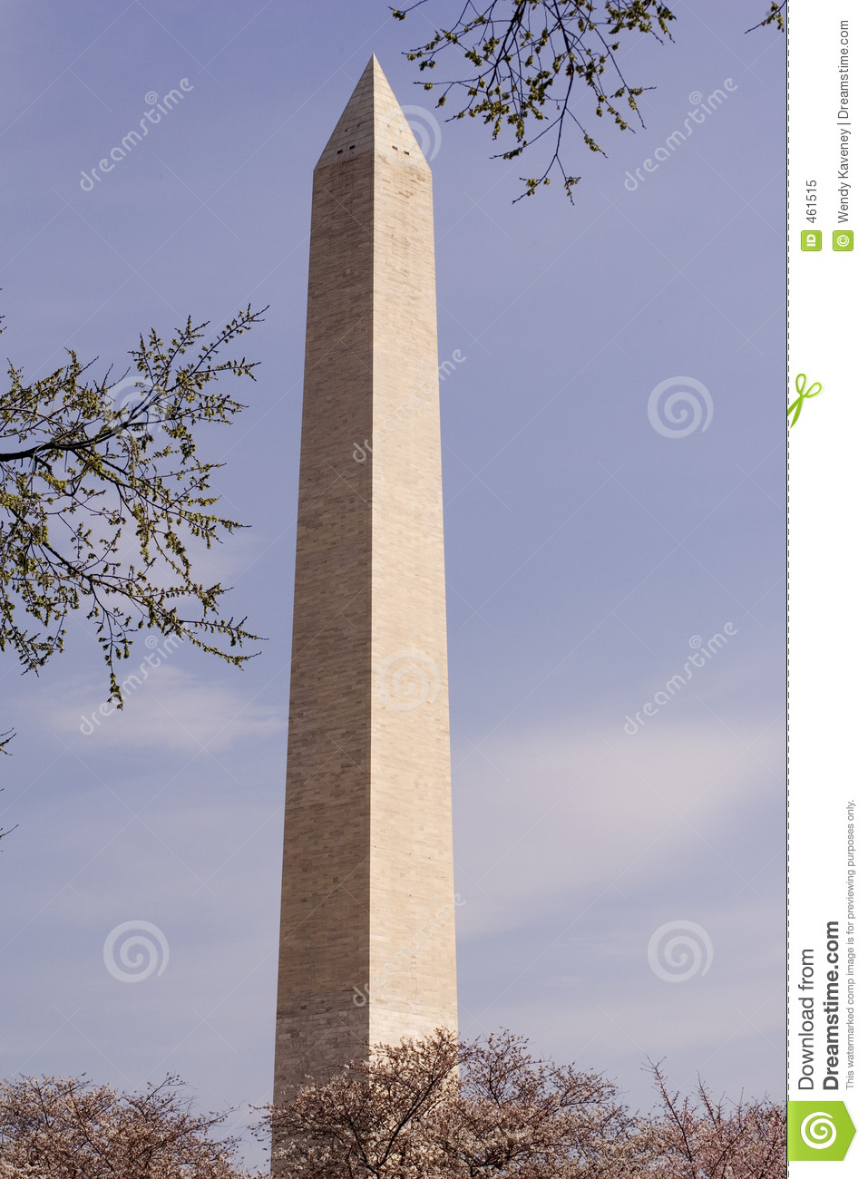 Washington Monument Clipart Washington Monument In Spring