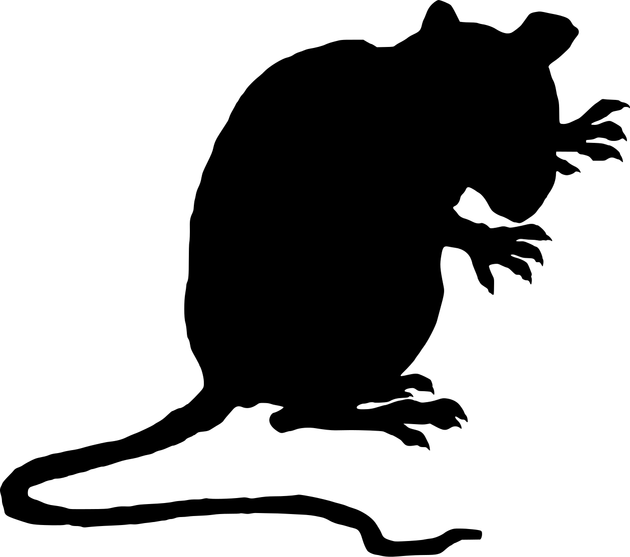 25 Rat Silhouette Free Cliparts That You Can Download To You Computer