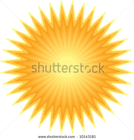 Art Deco Sunburst Clipart Vector Sunburst Shape   Stock
