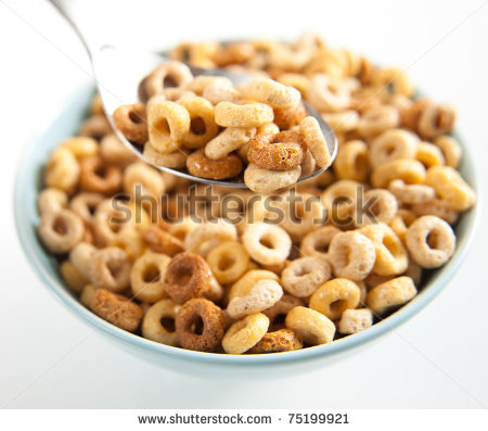 Bowl Of Cheerios Clipart Bowl Of Whole Grain Cheerios Cereal   Stock
