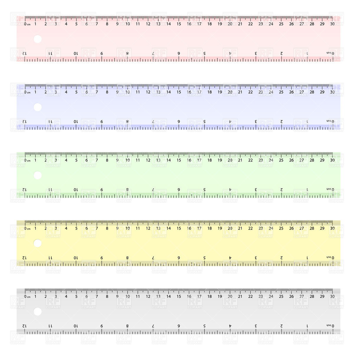 Centimeter And Inch Ruler Download Royalty Free Vector Clipart  Eps