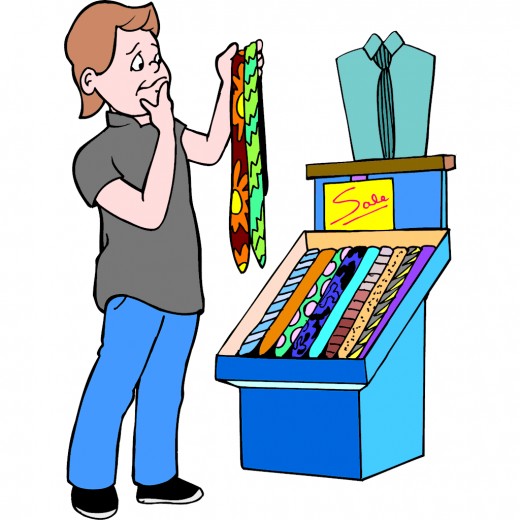 Choosing A Tie For Father S Day Clip Art