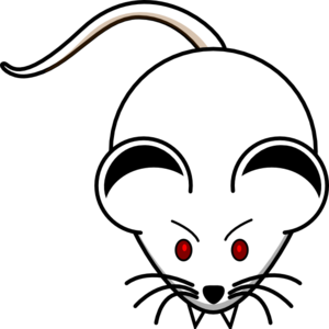 Evil White Mouse Clip Art At Clker Com   Vector Clip Art Online