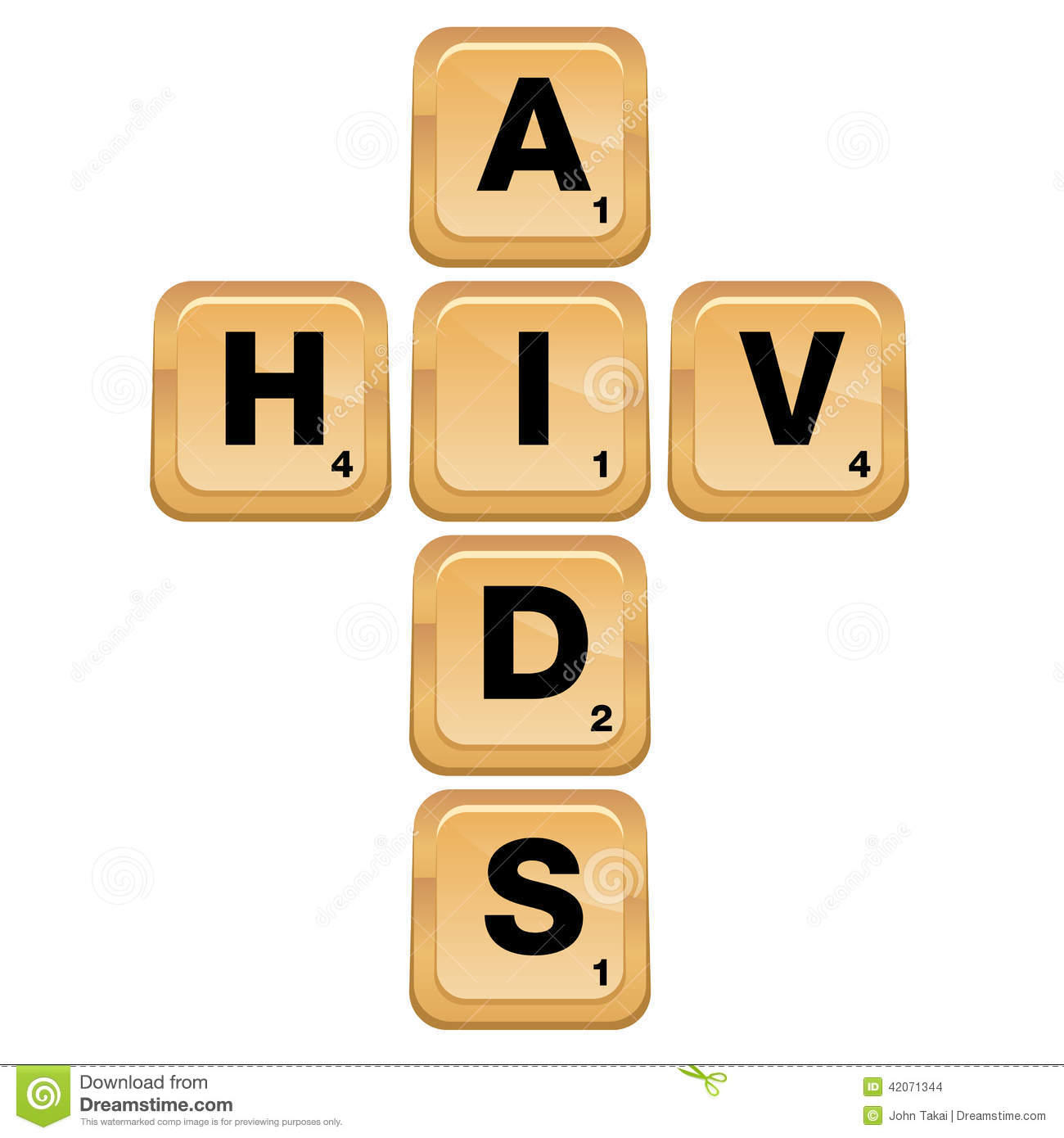 Hiv Aids Puzzle Stock Vector   Image  42071344