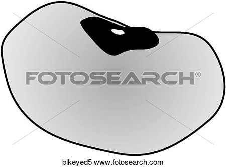Illustration   Black Eyed Peas One B W  Fotosearch   Search Clipart
