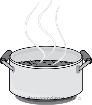 Saucepan Clipart Gray And White Clipart 