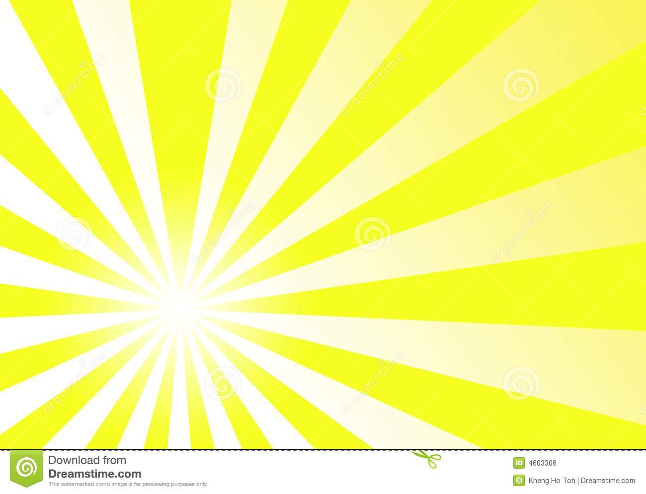 Sunburst Focus Yellow Abstract Background Wallpape Royalty Free Stock