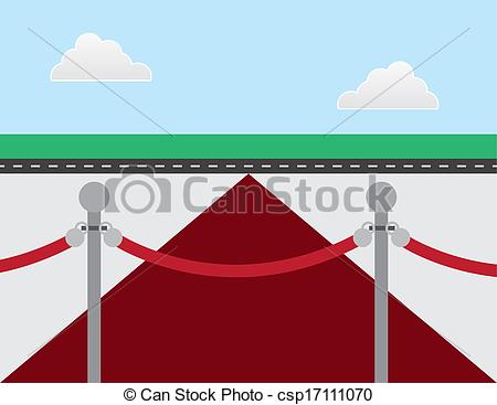 Vip Red Carpet   Vip Rope And Red Carpet Csp17111070   Search Clipart