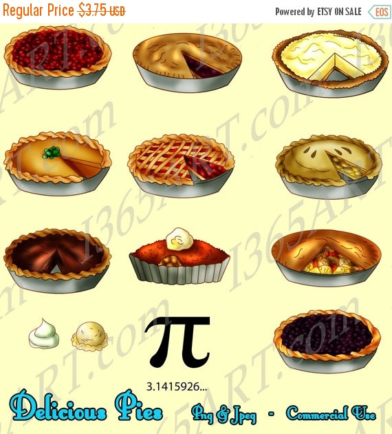 50  Off Sale Pie Clipart Pie Clip Art Food Clipart By I365art