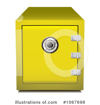 Bank Safe Clipart  1067698 By Michaeltravers   Royalty Free  Rf  Stock