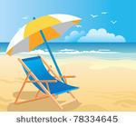 Beach Clip Art Vector Umbrella Beach   285 Graphics   Clipart Me