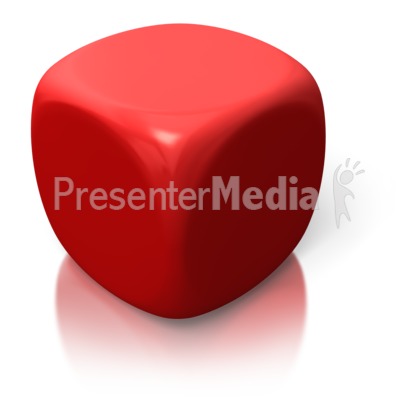 Blank Red Dice   Signs And Symbols   Great Clipart For Presentations