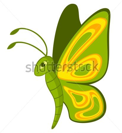 Caricatura Divertida Mariposa Vector Ilustraci N Hermosa Im Genes