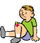 Child With Hurt Knee Colouring Pages  Page 2