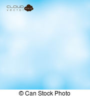 Clear Sky With Clouds   Illustration Of Clear Sky With