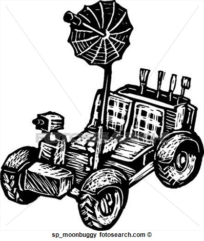 Clip Art   Moon Buggy  Fotosearch   Search Clipart Illustration