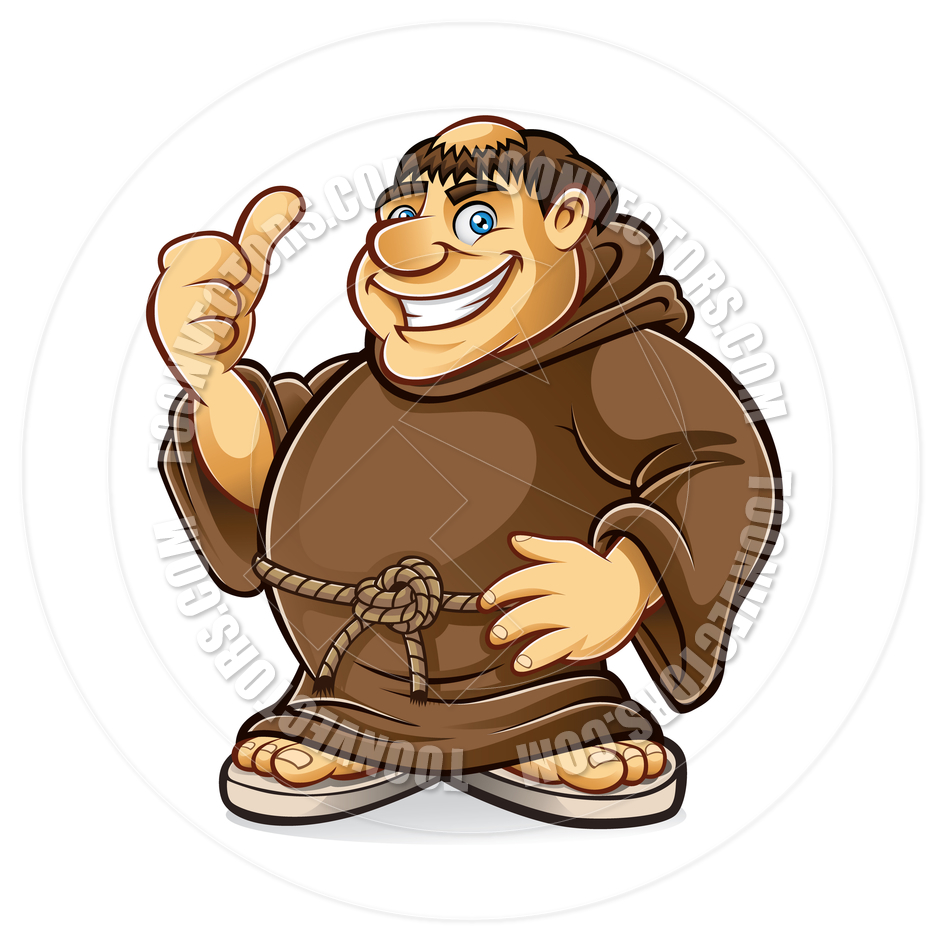 Fat Monk By Rivansyam   Toon Vectors Eps  96310