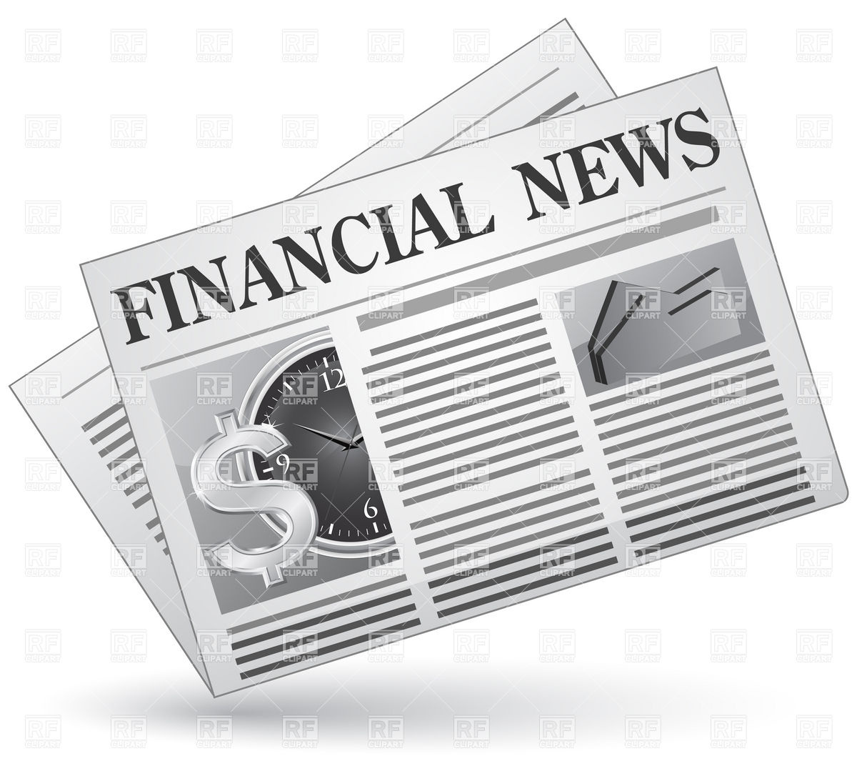 Financial News   Newspaper 5416 Icons And Emblems Download Royalty    