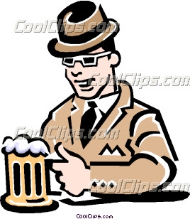 Man Having A Beer At The Pub