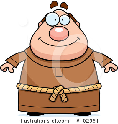 Monk Clipart  102951   Illustration By Cory Thoman