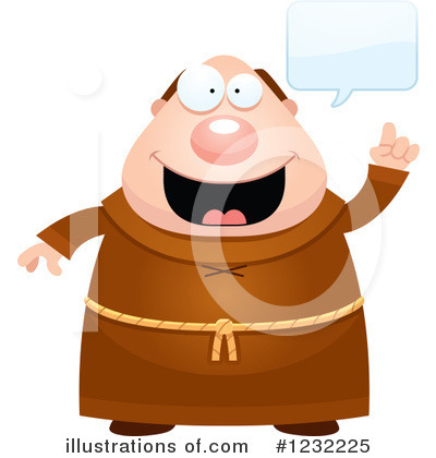 Monk Clipart  1232225 By Cory Thoman   Royalty Free  Rf  Stock