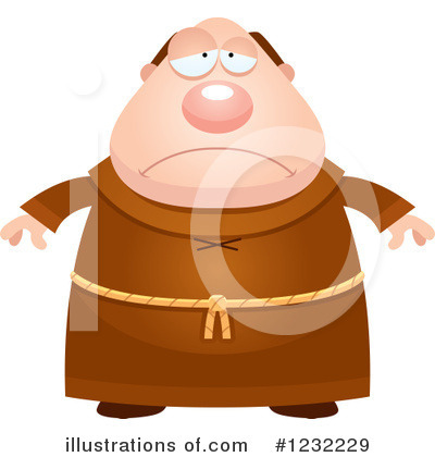 Monk Clipart  1232229 By Cory Thoman   Royalty Free  Rf  Stock