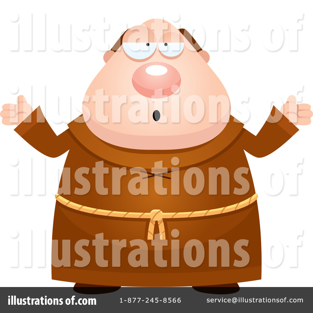 Monk Clipart  1232230 By Cory Thoman   Royalty Free  Rf  Stock