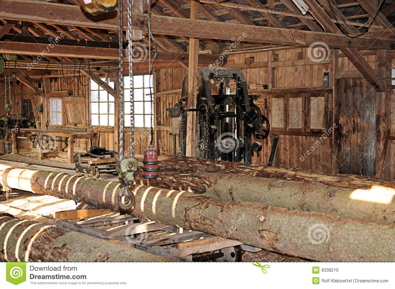 Old Saw Mill Stock Photo   Image  8338210