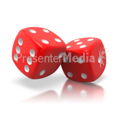 Pair Of Red Dice Tilted   Home And Lifestyle   Great Clipart For