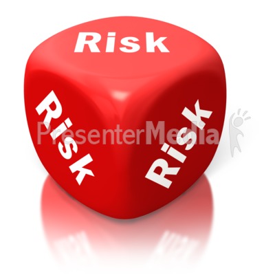 Risk Red Dice   Medical And Health   Great Clipart For Presentations