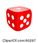 Royalty Free  Rf  Red Dice Clipart Illustrations Vector Graphics  1
