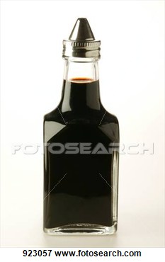 Soy Sauce In Small Bottle View Large Photo Image
