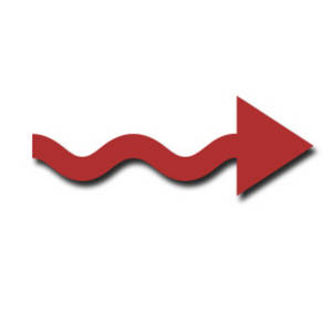   This Is A Free Clipart Picture Of A Red Arrow With A Squiggly    