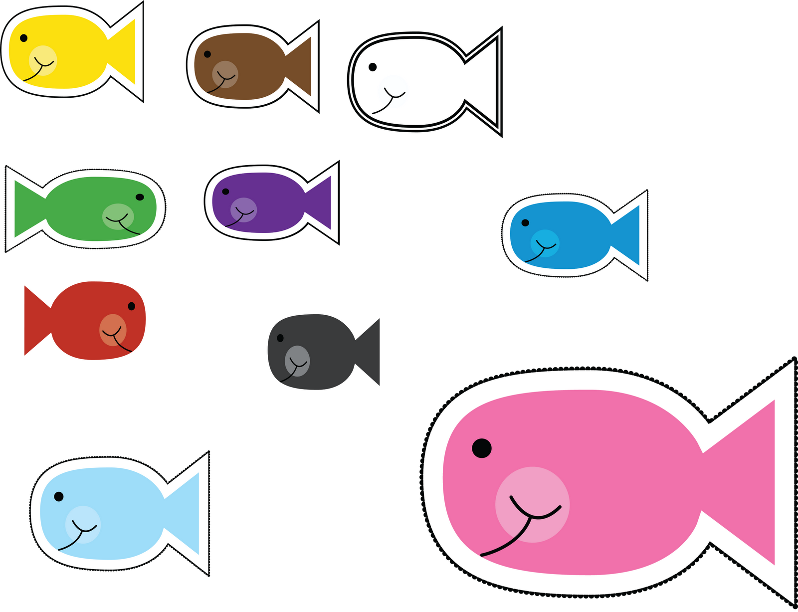 Two Fish Clipart